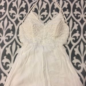 White Lace Romper